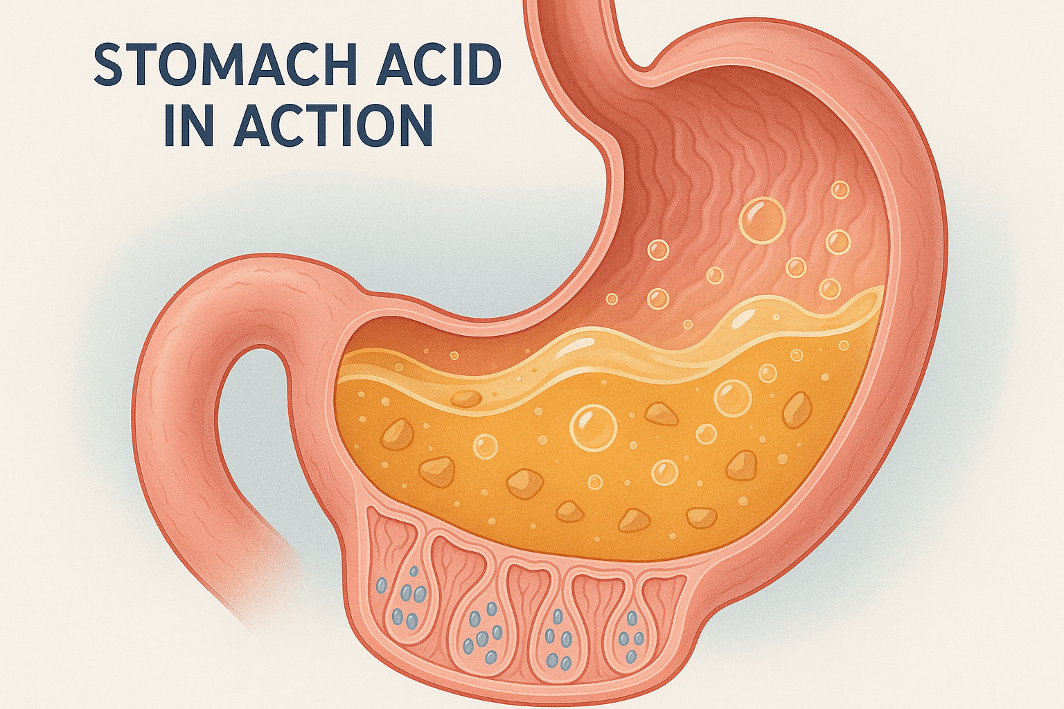Your stomach acid can dissolve metal