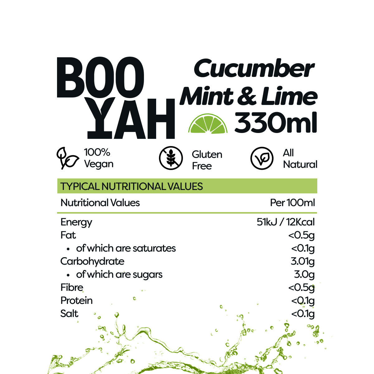 Cucumber Mint & Lime 330ml