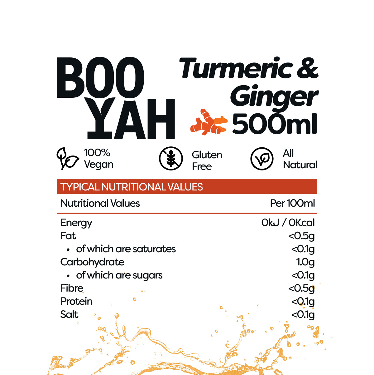 Turmeric & Ginger Power Shot 500ml